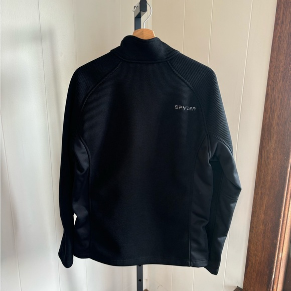 Spyder Men Outbound Stryke 1/2 Zip Mock Neck Pullover Sweatshirt Black Med *NOTE - Picture 3 of 12